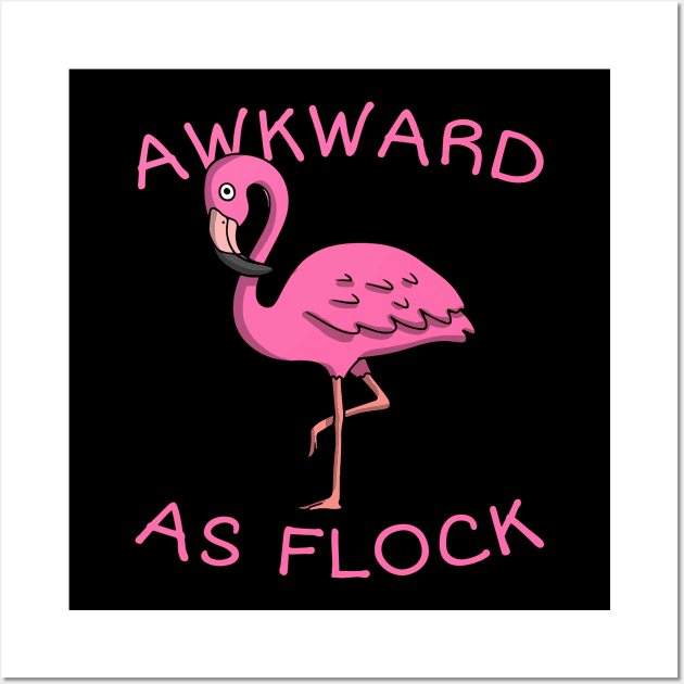 Awkward As Flock Wall Art by thingsandthings